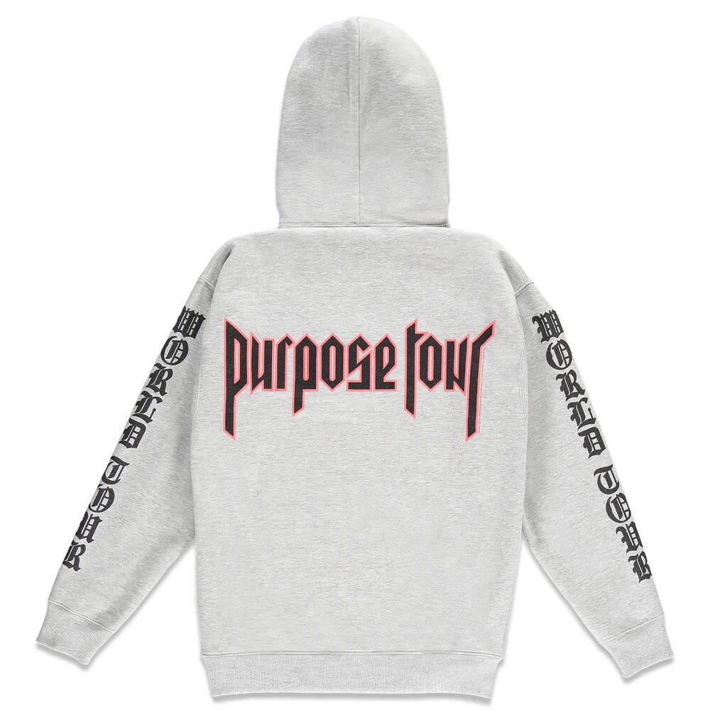 Forever 21 x Justin Bieber: Purpose Tour Hoodie (Grey S) [FOG/Jerry]